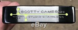 Scotty Cameron Studio Stainless Newport 2.5 Putter LEFTY MINT Xtreme Dark