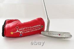 Scotty Cameron Studio Stainless Newport Beach Puteer Titleist 35in RH New Port