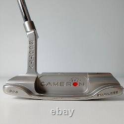 Scotty Cameron Studio Stainless Newport Beach Putter RH with Headcover 33