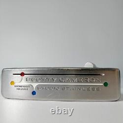 Scotty Cameron Studio Stainless Newport Beach Putter RH with Headcover 33