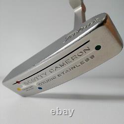 Scotty Cameron Studio Stainless Newport Beach Putter RH with Headcover 33