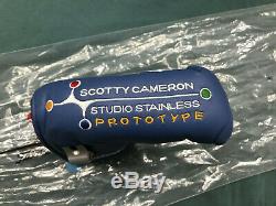 Scotty Cameron Studio Stainless Prototype Newport 2 Beach Center Shaft NEW