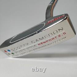 Scotty Cameron Studio Style Newport 2.5 GSS Insert Putter RH withHeadcover 34