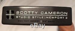 Scotty Cameron Studio Style Newport 2 GSS Insert 350g Custom Black Shaft 35