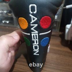 Scotty Cameron Studio Style Titleist Putter Headcover Black, Dot Design