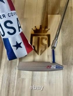 Scotty Cameron Super Select Newport 2 The Red White & Blue 34 RH with HC