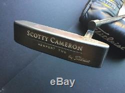 Scotty Cameron Tei3 Newport 2. 35 putter with Original Grip and Headcover