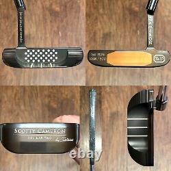 Scotty Cameron Teryllium Del Mar 2 Putter With Cover 1/500 Brand New