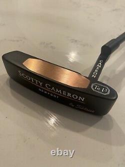 Scotty Cameron Teryllium Newport TEL3 Refinished 35 Black Shaft New Grip