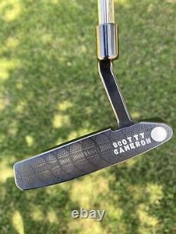Scotty Cameron Timeless 2 Brushed Black Carbon Circle T FTUO Putter withHead Cover