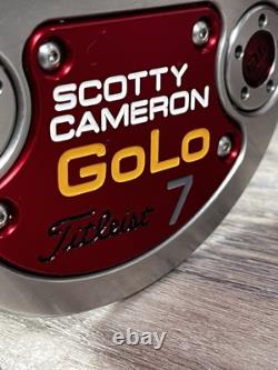 Scotty Cameron Titleist Golo 7 Mallet Putter 35 w Headcover
