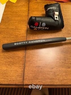 Scotty Cameron Titleist Pro Platinum Putter 35 MidSlant Newport Headcover/Divot