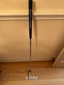 Scotty Cameron Titleist Pro Platinum Putter 35 MidSlant Newport Headcover/Divot