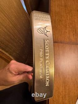 Scotty Cameron Titleist Pro Platinum Putter 35 MidSlant Newport Headcover/Divot