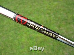 Scotty Cameron Tour Black SSS Newport WELDED Long Neck Handstamped Circle T 34