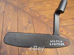 Scotty Cameron Tour Only TRI-SOLE Black Newport 2 SSS HAND STAMPED Circle T 340G