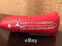 TITLEIST SCOTTY CAMERON STUDIO STAINLESS NEWPORT 2 33 PUTTER RH With TOOL AND HC