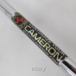 Titleist Putter Fair Rating SCOTTY CAMERON select SQUAREBACK(2018) 34 inch