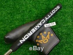 Titleist Scotty Cameron 2018 Select Newport 3 34 Putter w Headcover Excellent