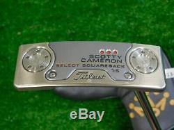 Titleist Scotty Cameron 2018 Select Squareback 1.5 35 Putter with Headcover New