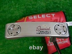 Titleist Scotty Cameron 2020 Special Select Newport 34 Putter w Headcover New