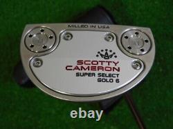Titleist Scotty Cameron 2023 Super Select GoLo 6 35 Putter with HC Excellent