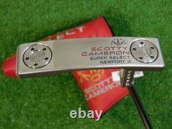 Titleist Scotty Cameron 2023 Super Select Newport 2 33 Putter w Special HC Mint