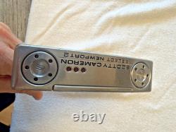 Titleist Scotty Cameron 2023 Super Select Newport 2 34 Putter w Headcover Mint