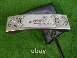 Titleist Scotty Cameron 2023 Super Select Newport Plus 34 Putter with HC New