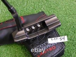 Titleist Scotty Cameron B3 Triple Black Limited Newport 2 35 Putter with HC New