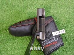 Titleist Scotty Cameron B3 Triple Black Limited Santa Fe 34 Putter with HC New