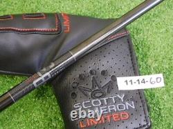 Titleist Scotty Cameron B3 Triple Black Limited Santa Fe 34 Putter with HC New