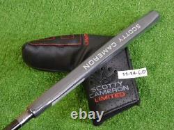 Titleist Scotty Cameron B3 Triple Black Limited Santa Fe 34 Putter with HC New