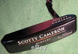 Titleist Scotty Cameron Golf Putter Newport Early Milled Gun Blue Excellent Rare