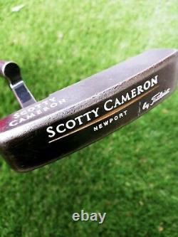 Titleist Scotty Cameron Newport LH putter with scotty cameron red cover