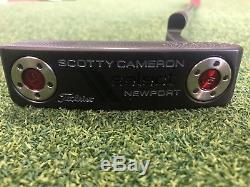 Titleist Scotty Cameron Newport Select 2 Black Putter Red Dancing Scotty Cameron