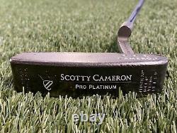 Titleist Scotty Cameron Pro Platinum Newport Mil-Spec Blade Putter 33 Mens RH