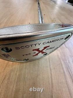 Titleist Scotty Cameron Red X2 Right Hand Putter 34 with cover