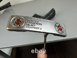 Titleist Scotty Cameron Select Newport 2 Putter 34 OG Grip Scotty HC