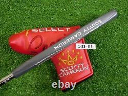 Titleist Scotty Cameron Special Select Newport 2.5 34 Putter with Headcover New