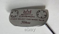 Titleist Scotty Cameron Studio Select Fastback 1.5 Putter 34 Used Right Handed