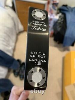 Titleist Scotty Cameron Studio Select Laguna 1.5 Putter Inc Headcover Refurb 35