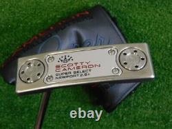 Titleist Scotty Cameron Super Select Newport 2.5 Plus 34 Left Hand Putter HC New