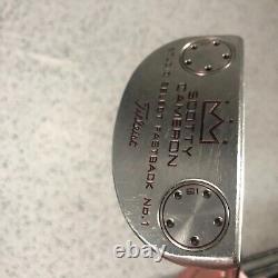 Used RH Mens Titleist Scotty Cameron Studio Select Fastback No. 1 Putter 35