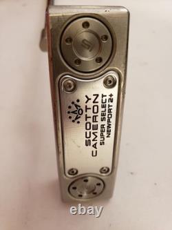 Used Titleist Scotty Cameron Super Select Newport 2 + Plus Putter 34 RH
